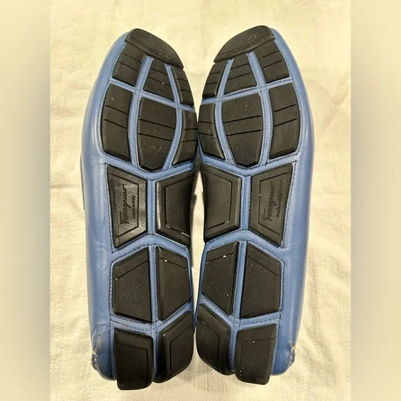 Men’s blue Salvatore Ferragamo loafers for sale in very good condition!!!! - Picture 4 of 4